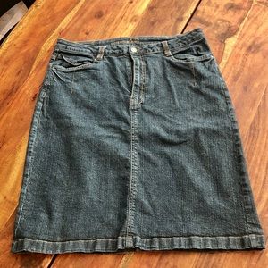 Vintage Jean skirt sz 16.